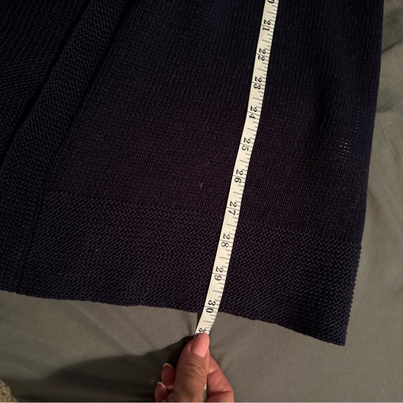 Lilly Pulitzer Navy Harbor Kimono Open Front Cardigan, size Medium - Picture 5 of 5